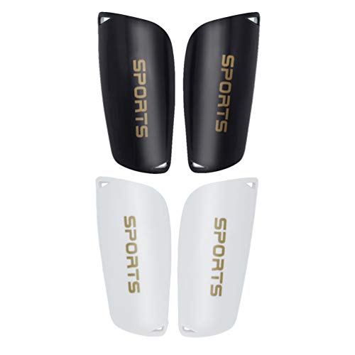 2 pares de protetores de caneleiras de futebol BESPORTBLE, caneleiras, para adultos, equipamento de