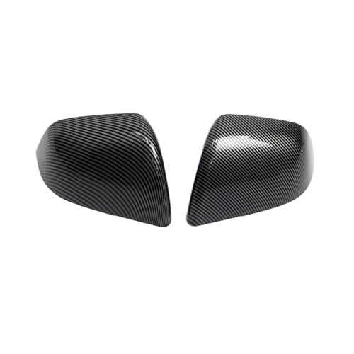 Coque rétroviseur Tesla Model Y carbone brillant masque rayures portière