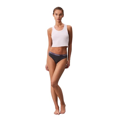 Image of Calvin Klein Women's Motive Cotton Multipack Thong Panty