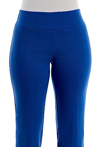 Zac & Rachel Women's Millennium Fabric - Slim Leg Pull-On Pant, Surf The Web, 162