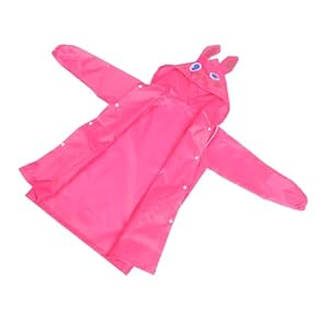 Mobutofu Kinder-Regenanzug Pink Radsport