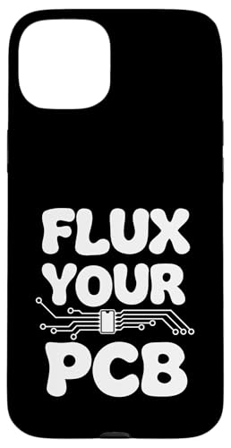 Flux Your PCB �v�����g��� �G���N�g���j�N�X �͂񂾕t�� �n�� �X�}�z�P�[�X iPhone 15 Plus �p