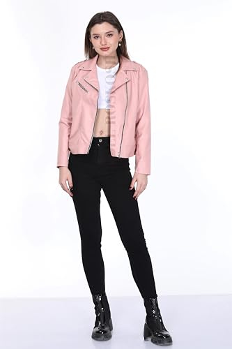 DEL ROSKOSH pink leather jacket – image 4