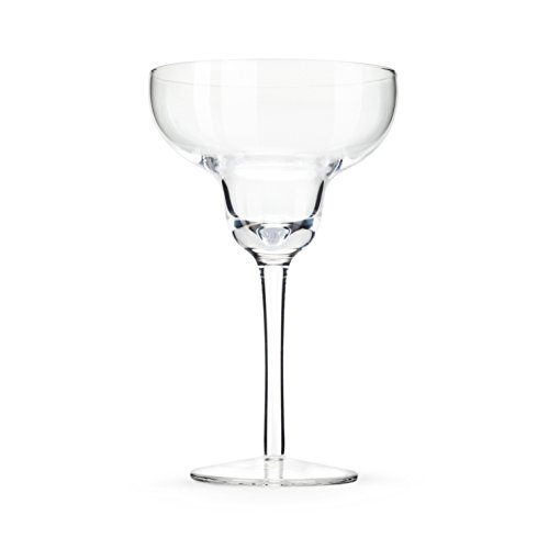 Image of True Margarita Glass, Crystal Stemmed Cocktail Glasses, Dishwasher Safe, Mixed Drink Glasses, Daquiri Glass Holds 10 oz., Set of 4, Clear