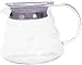 KETTLES Szklany dzbanek do kawy serwer karafka kapanie dzbanek do kawy kawy barista perkolator 360 ml 7 x 10 x 8,5 cm XMJ