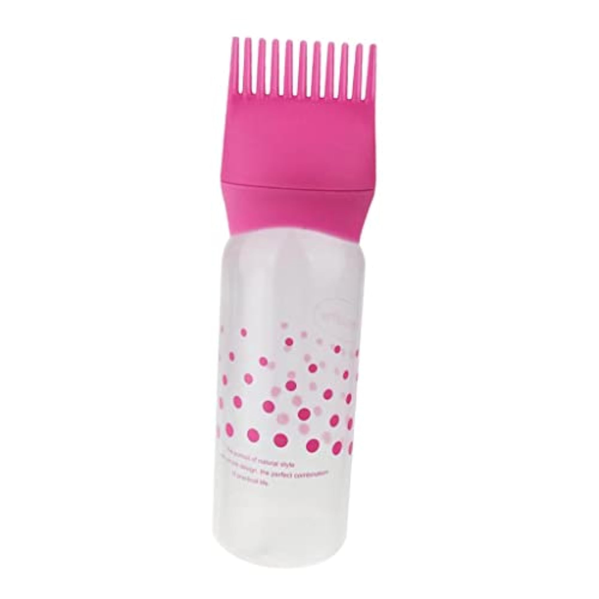 5x120ML Empty Hair Dye Dispensing Bottle for Salon Pink