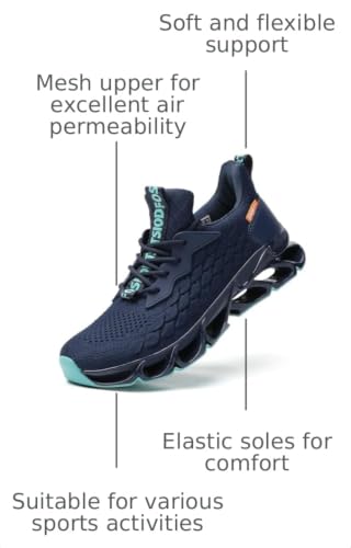Image of SKDOIUL Sport Running Shoes for Mens Mesh Breathable Trail Runners Fashion Sneakers