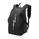 MOSYQI Men's Waterproof Motorcycle Helmet Backpack - Large Capacity Riding Backpack with Reflective Strip