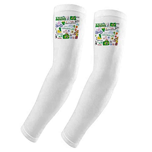 Manchons anti-UV Brésil pour se protéger du soleil en randonnée