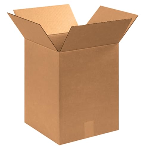 Image of Secure Seal - 9x9x13 Pack of 25 Corrugated Cardboard Packing Shipping Mailing Moving Carton Boxes