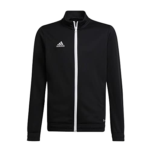 Zip a tutta lunghezza adidas ENT22 TK JKTY, Giacca Unisex-Bambini, Black, 7-8A