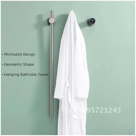Bathroom Vertical Heated Towel Rail Bathrobe 2 Rack Electric Smart Thermal Bar Hidden Towel Warmer Towel Wire Heated(Matt Black,Other_110V)