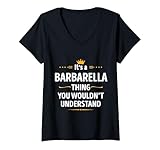 Womens Inked Creation Its a BARBARELLA Thing You Wouldnt Understand V-Neck T-Shirt