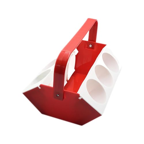Soporte para bebidas portátil con seis compartimentos aislados para hielo y camping