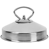 SHINEOFI Tapa De Vaporera De Acero Inoxidable 14 Cm, Cubierta Metálica Redonda, Protector De Vapor, Para Cocina Doméstica y Profesional, Accesorio Versátil Para Ollas y Vaporeras