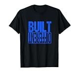 Blue Built Different Blue Color Graphic Blue T-Shirt