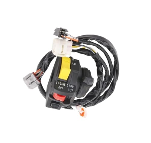 FRSWEQY Interruptor de Arranque y Parada del Manillar 37400-07G90 Compatible for Quadsport Z400 LTZ400 2003-2004 Botón de Encendido/Apagado del Faro Izquierdo