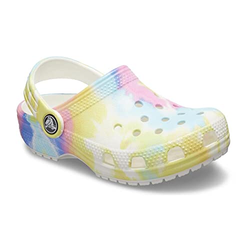 CROCS Crocs Littles Graphic Cg - White/Multi - C2C3 , 207281-94S-C2C3, Kids Unisex , White/Multi , C