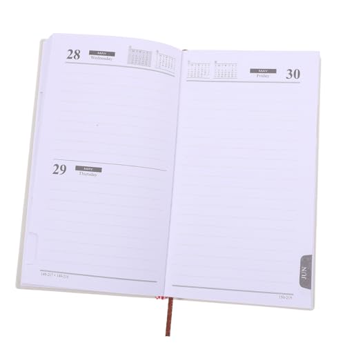 BEBEMOKO Planificador Diario con Índice Mensual Cuaderno para Oficina Agenda Inglés Organizador de Horarios Laborales BEBEMOKO Planificador Diario con Índice Mensual Cuaderno para Oficina Agenda Inglés Organizador de Horarios Laborales