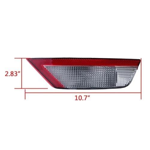 Luz Trasera 1x Lámpara Reflectora De Parachoques Trasero Derecha Compatible con Ford Para Focus MK II Para Kuga 2008-2012