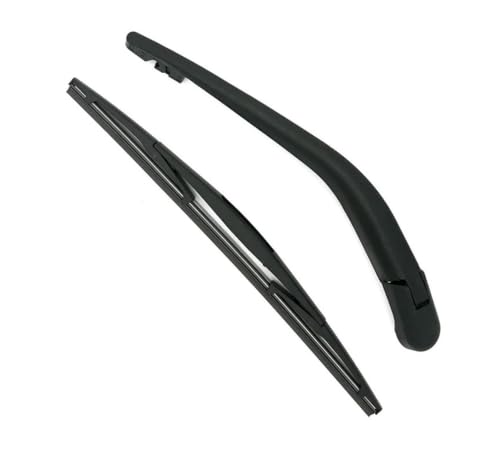 Brazo de limpiaparabrisas trasero contra líneas de agua en cristal de Honda Fit Jazz Mk2