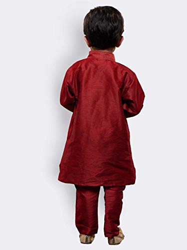 JBN Creation Boys' Kurta Pyjama Set for Eid Festive Outfit | Silk Blend Kids Ethnic Wear | Festive Traditional Clothing