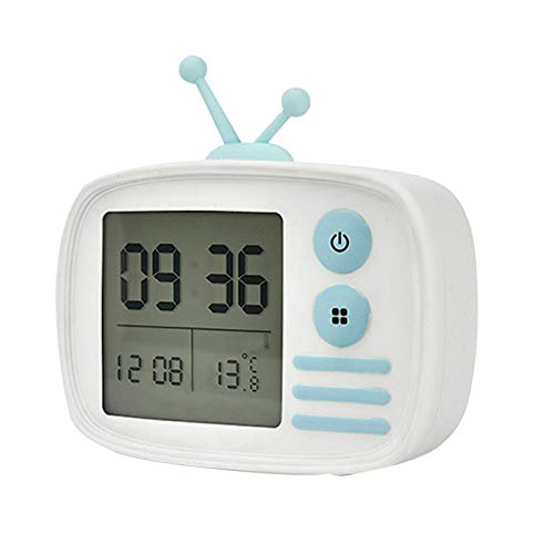 Buy LED Desk Lamp Alarm Clock Adjustable Rechargeable EyeCaring Table