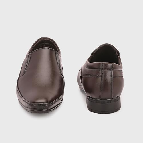 Image of Centrino Men's Formal Shoe | Cushioned Insole Comfortable Shoes | Trendy & Classic Design | Durable TPR Sole Footwear (8111)