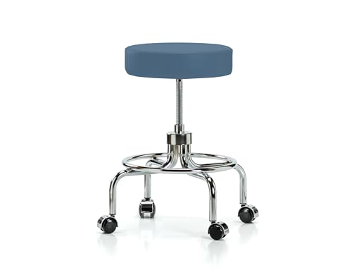 Image of Perch Retro Exam Stool | Medium Bench Height 18.5-24 inch | Newport Fabric