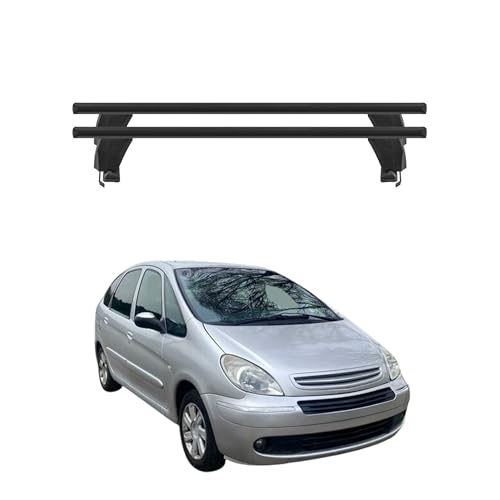 OMAC Barres de Toit transversales en Aluminium pour Citroën Xsara Picasso 1999-2010 – Antivol – Rainure en T – Testées City Crash – Charge Max 50 kg...
