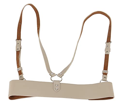 Women's Punk Body Waist Belt with Strap Faux Leather Steampunk Underbust Corset2