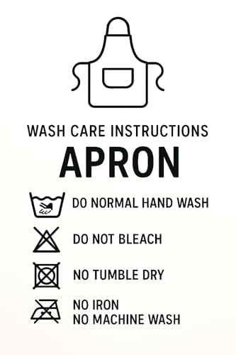 Image of Waterproof Printed Kitchen Apron for Women & Men, Adjustable Neck Cooking Apron with Front Pocket, Oil & Stain Resistant Apron for Cooking, Baking & Kitchen Use