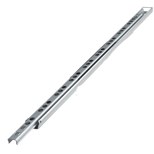 Guías para cajones de bolas de dos secciones, riel deslizante de acero plegable de 13" con 2 piezas 3