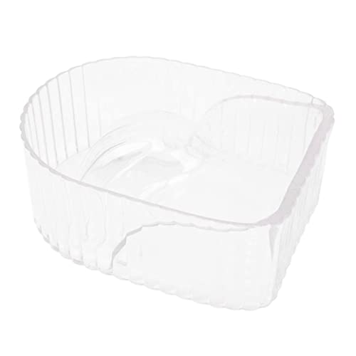 Hand Soaking Bowl, Manicure Bowls Nail Soaking Soak Off Tray Bowls Art Polish Remove Hand Wash Polishing Spa Tool,Nail Manicure Wash Soaker Tray for Beauty Salon (Transparent)
