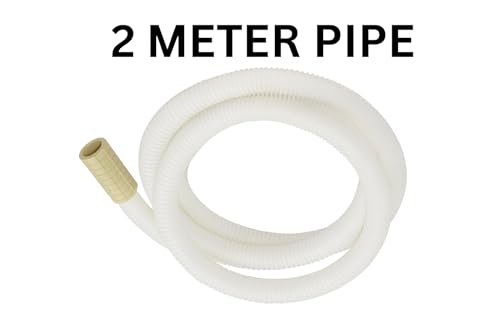 Image of 2 Meter Multipurpose Washer Hoses Pipe | Drain Pipe | Extension Pipe for AC Outlet Drain Water - Semi Washing Machine Pipe Pack of 1 (White)