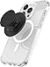 PopSockets Phone Grip for MagSafe, Magnetic Holder, Phone Stand, Black - Black