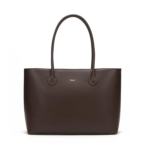 Sac à main en cuir Olivia Carlheim marron pour en finir avec le manque de place