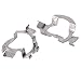 H7 LED Adapter Holders H7 Retainers Clik Socket Base for VW Jetta Mercedes-Benz Audi BMW X5 E85 Buick Hyundai Nissan with 2 Pack