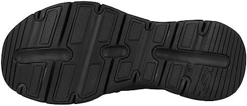 Skechers Men's Arch Fit Banline Oxford, Black/Black, 7.5 | Image 4
