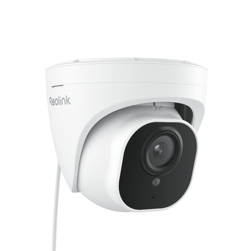 Reolink 4K Smarte IP Kamera Outdoor mit Personen-/Autoerkennung, 8MP PoE Überwachungskamera Aussen mit IP67 Wasserfest, 30m IR Nachtsicht, Audio, microSD Kartensteckplatz, Zeitraffer, RLC-820A