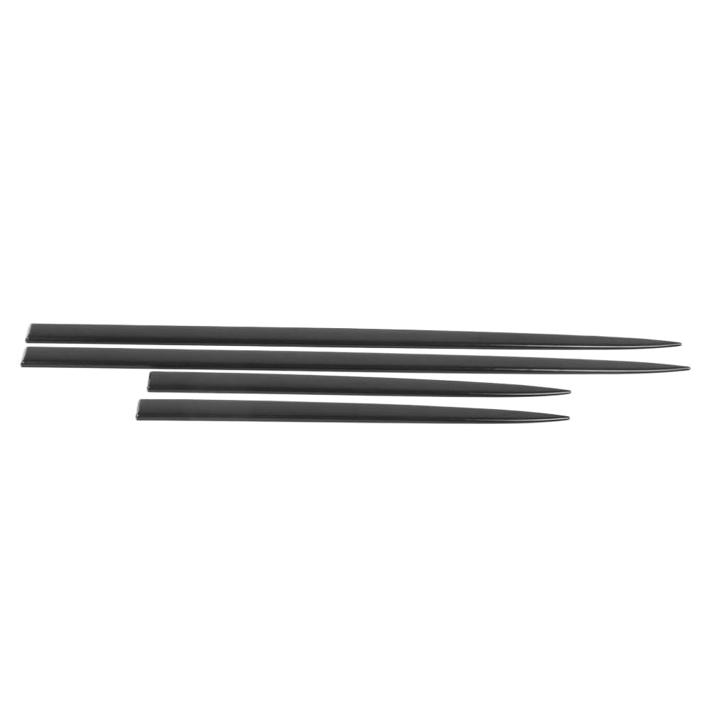 Embellecedor Lateral del Cuerpo, Protector de Puerta Negro Brillante, Impermeable, modificación automática, moldura de cinturón Exterior Compatible con