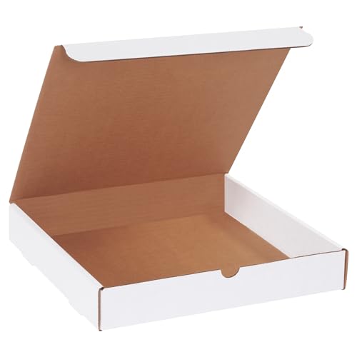 Aviditi Medium Pizza Boxes 12 inch, 50-pack, White, 12" x 12" x 2"