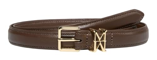 Ceinture Marc O'Polo cuir brun Gesa W95 pour un look casual chic au quotidien au bureau