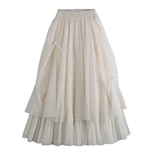 Jupe plissée en tulle pour le bureau style décontracté chic quotidien