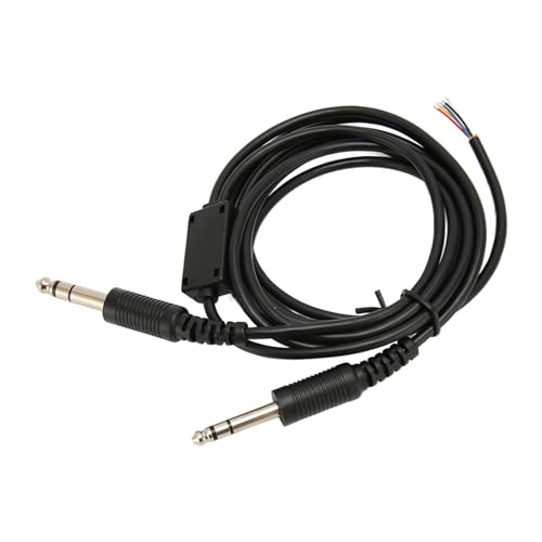 Cable de reemplazo para auriculares de aviación Chiyyak 2 m PVC miniatura 4