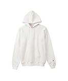 [チャンピオン] ワンポイントロゴ プルオーバースウェットパーカー MADE IN USA アメリカ製 9オンス C5-P101 メンズ ホワイト 日本 M (日本サイズM相当)