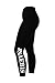 Produktbild SAEBIS ® Leggings für Damen, Sporthose schwarz für Gym, Yoga, Freizeit oder Workout, blickdicht für Ladies (L)