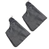 Asheyya 2 Pcs Mouse Sander Dust Bag for 255 Miter Saw Planer Accessories, Easy Disposal of DustDust