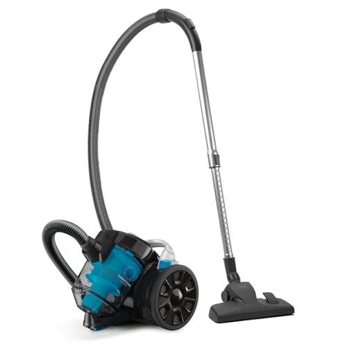 Black+Decker - Aspirador Sin Bolsa BXVML701E | 700W | 18kPa Potencia Succión | Tecnología Ciclónica | Filtro HEPA13 Lavable | Depósito 2L | Radio de Acción 8m | Zapata All-Rounder | Set de Accesorios