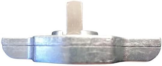 Deviatore Per Coprigiunto Centrale AGB | COD 001 | Disponibile In Due Misure | Accessorio Per Serramenti Di Alta Qualità (Battuta 11mm | Asse 9)